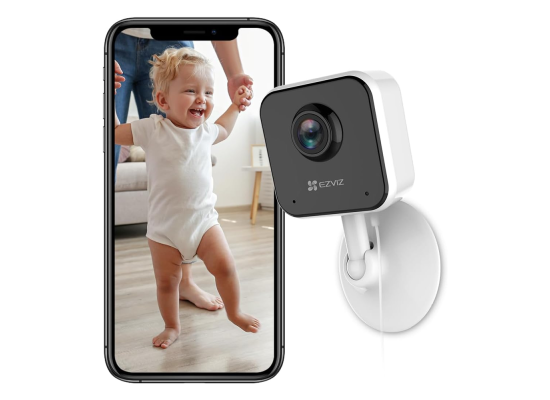 EZVIZ H1C Indoor Wi-Fi Camera – 1080p Full HD, 108° Wide-Angle Lens, 10m IR Night Vision, Two-Way Talk, White (CS-H1C-R101-1G2WR)
